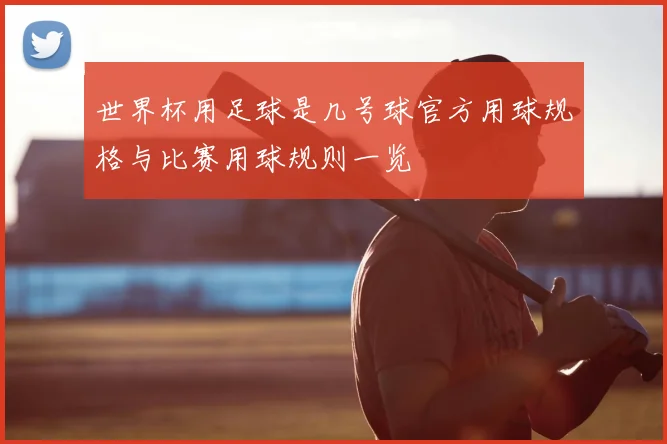 世界杯用足球是几号球官方用球规格与比赛用球规则一览