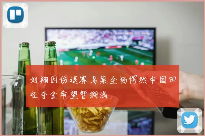 刘翔因伤退赛鸟巢全场愕然中国田径夺金希望暂搁浅